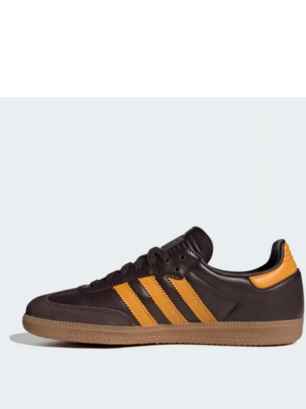 Adidas Samba OG Dark Brown Preloved Yellow