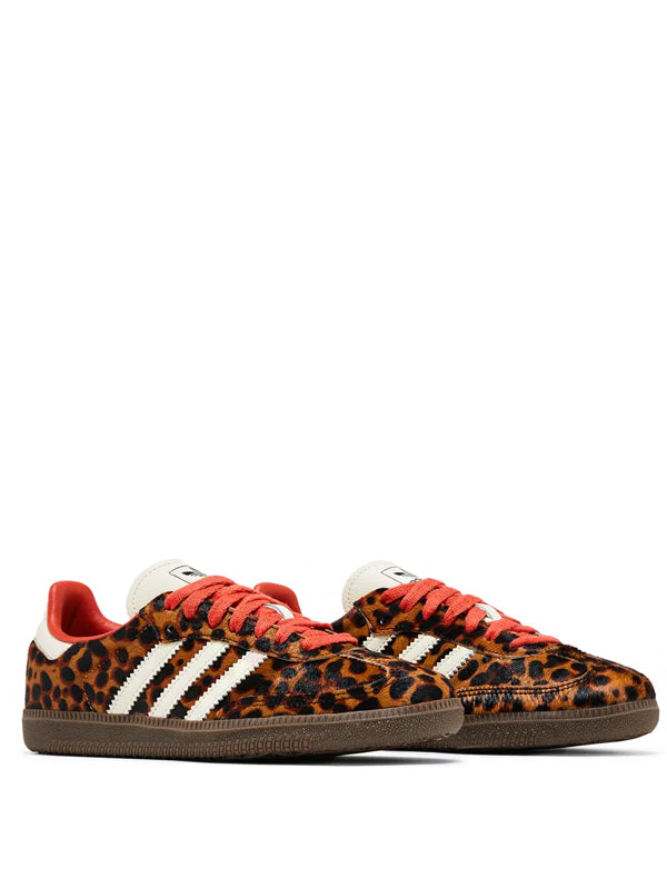 Adidas Samba OG Preloved Red Leopard