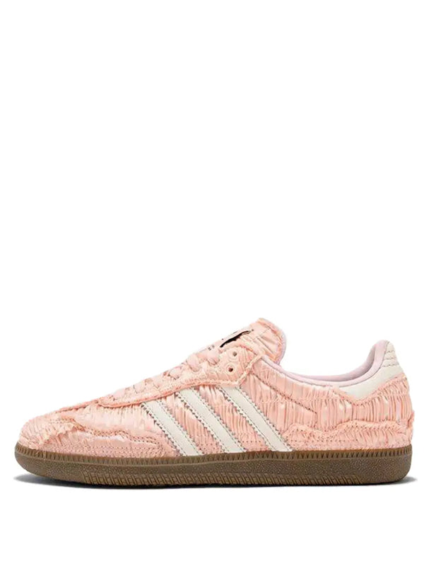Adidas Samba Reverie by Caroline Hú CLOT Pink Textured Silk Upper