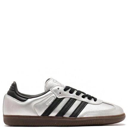 Adidas Samba Silver Metallic Black Gum