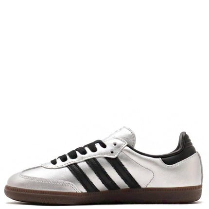 Adidas Samba Silver Metallic Black Gum