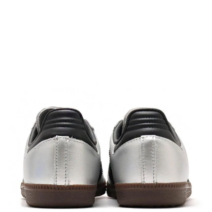 Adidas Samba Silver Metallic Black Gum