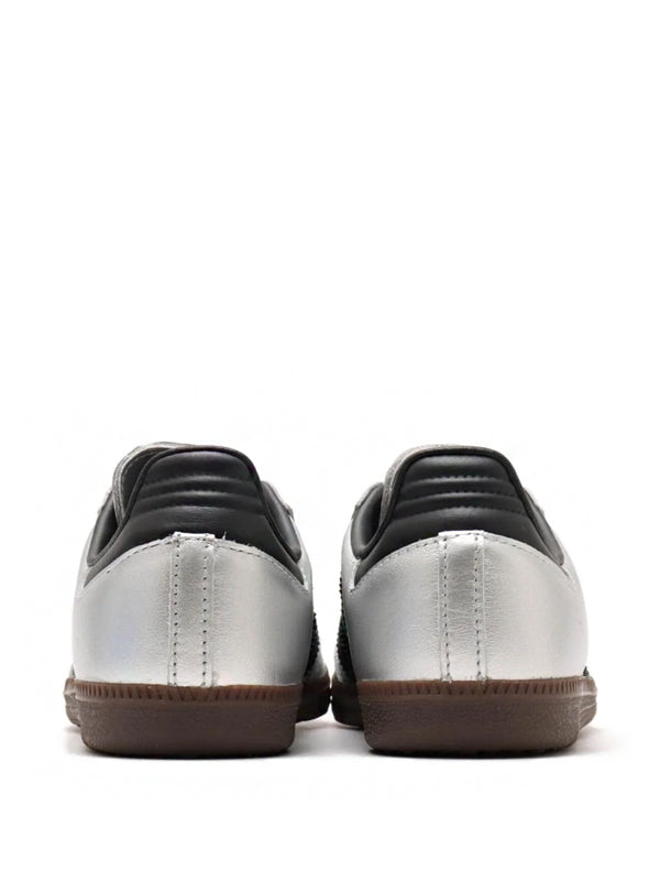 Adidas Samba Silver Metallic Black Gum