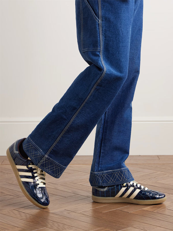 Adidas Samba Wales Bonner Navy Croc