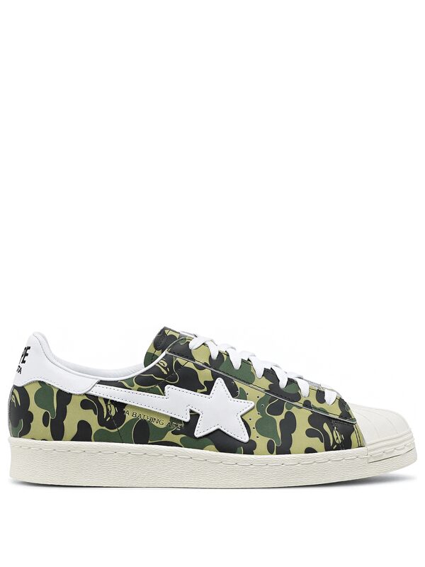 Adidas Superstar Bape ABC Camo Green