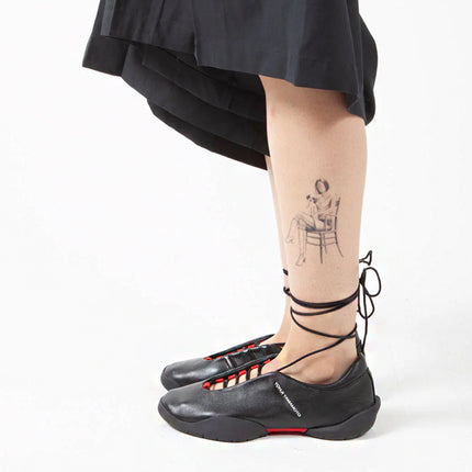 Adidas Y-3 Regu Mary Jane Black Better Scarlet