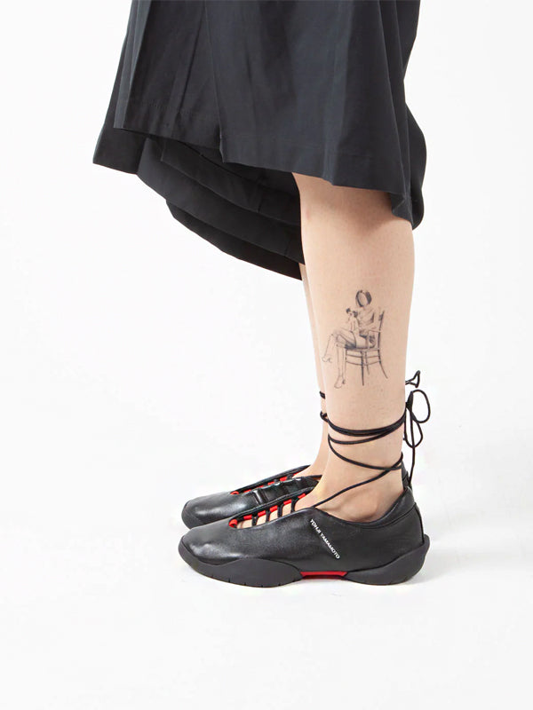 Adidas Y-3 Regu Mary Jane Black Better Scarlet