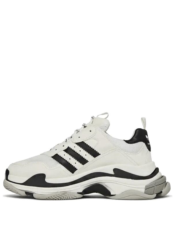Adidas x Balenciaga Triple S White Black
