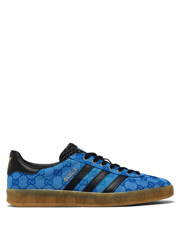 Adidas x Gucci Gazelle Blue GG Monogram