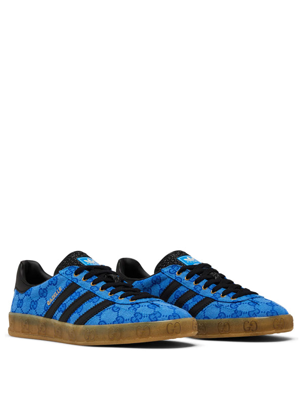 Adidas x Gucci Gazelle Blue GG Monogram