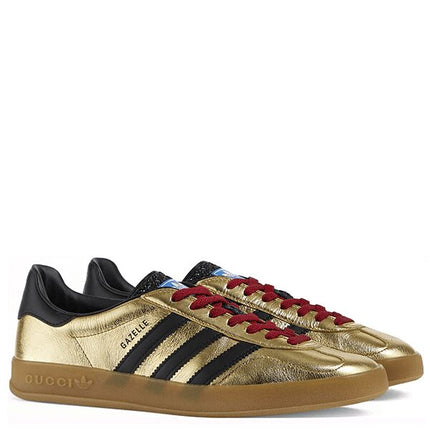 Adidas x Gucci Gazelle Metallic Gold