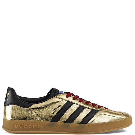 Adidas x Gucci Gazelle Metallic Gold