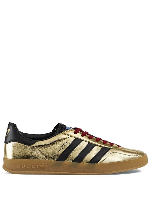 Adidas x Gucci Gazelle Metallic Gold