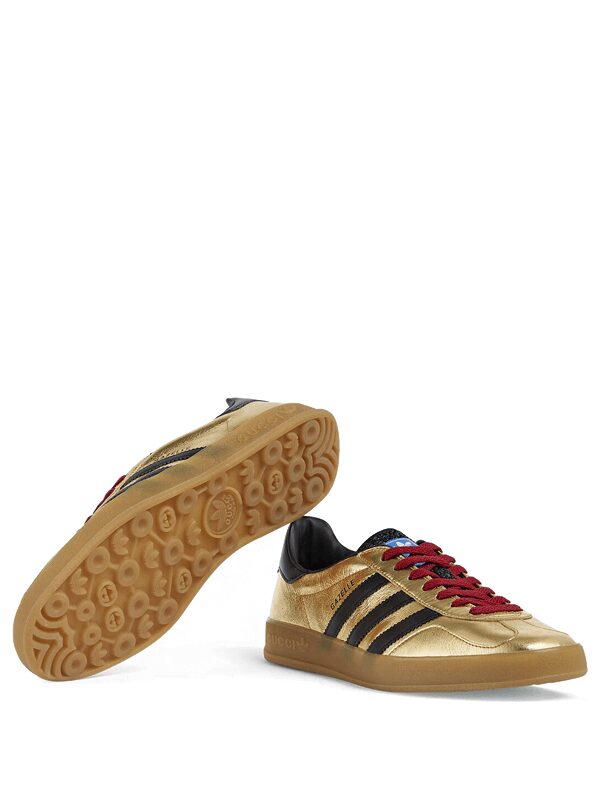 Adidas x Gucci Gazelle Metallic Gold