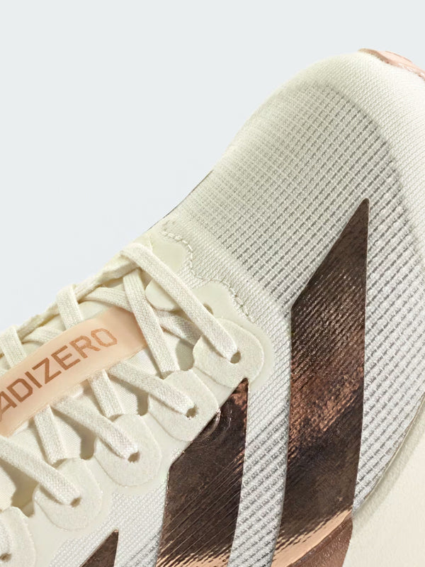 Adidas Adizero Evo SL Off White Copper Metallic Blush Pink