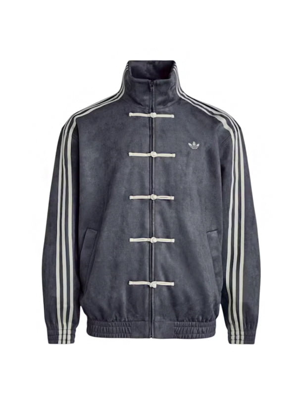 Adidas CTT Chinese Track Top 3.1 Gender Neutral Jacket (Asia Sizing) Dark Grey