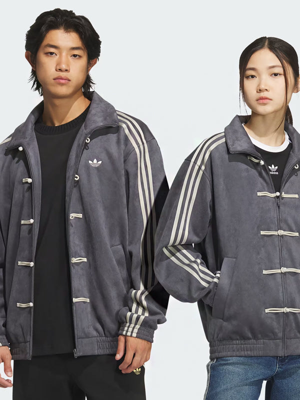 Adidas CTT Chinese Track Top 3.1 Gender Neutral Jacket (Asia Sizing) Dark Grey