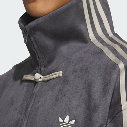 Adidas CTT Chinese Track Top 3.1 Gender Neutral Jacket (Asia Sizing) Dark Grey