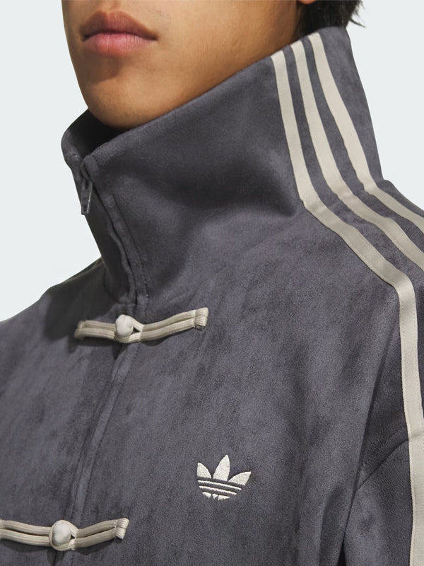 Adidas CTT Chinese Track Top 3.1 Gender Neutral Jacket (Asia Sizing) Dark Grey