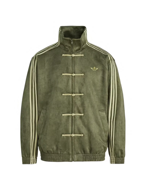 Adidas CTT Chinese Track Top 3.1 Gender Neutral Jacket (Asia Sizing) Olive