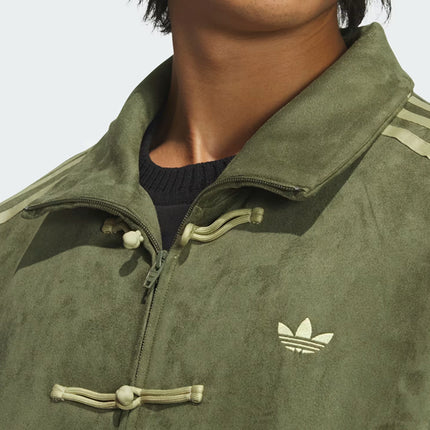 Adidas CTT Chinese Track Top 3.1 Gender Neutral Jacket (Asia Sizing) Olive