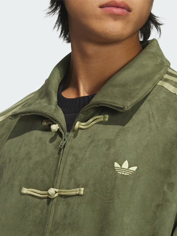 Adidas CTT Chinese Track Top 3.1 Gender Neutral Jacket (Asia Sizing) Olive