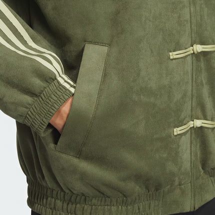 Adidas CTT Chinese Track Top 3.1 Gender Neutral Jacket (Asia Sizing) Olive