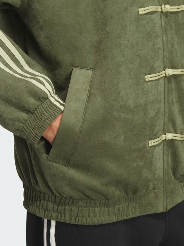Adidas CTT Chinese Track Top 3.1 Gender Neutral Jacket (Asia Sizing) Olive