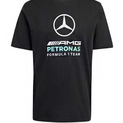 Adidas Mercedes AMG Petronas Formula 1 Team DNA Graphic Tee Black Semi Mint Rush