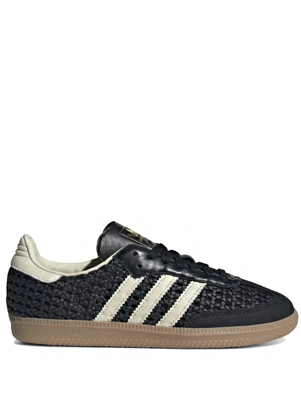 Adidas Samba Basketweave Black Cream White