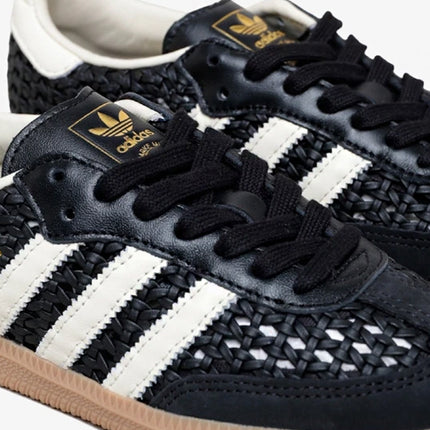 Adidas Samba Basketweave Black Cream White