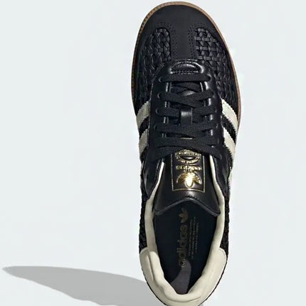 Adidas Samba Basketweave Black Cream White
