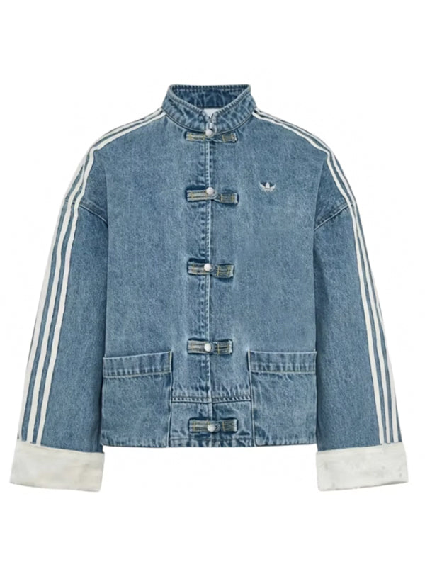 Adidas Women New Chinese Jacket Denim
