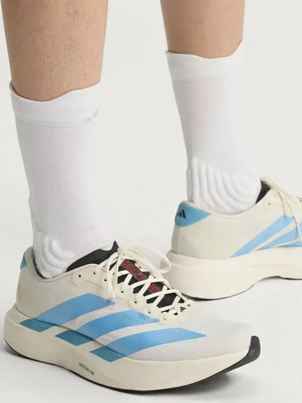 Adidas Adizero EVO SL Off White Light Blue Bright Red