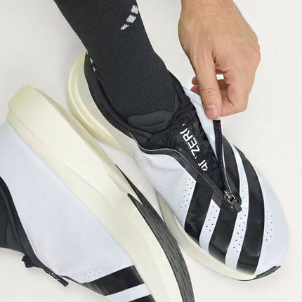 Adidas Adizero EVO SL Zíper Cloud White Core Black Silver Metallic