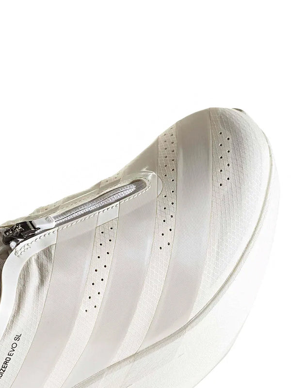 Adidas Adizero EVO SL Zíper Lightstrike Pro Core White Zero Metalic