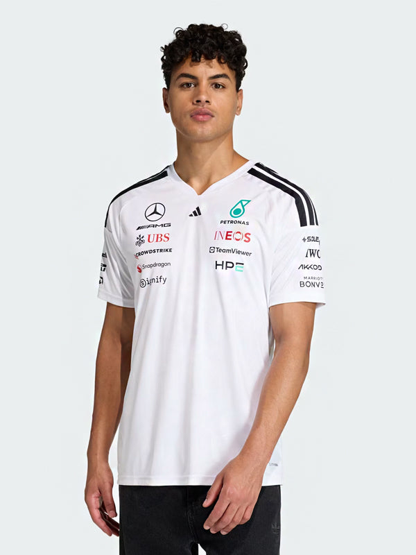 Adidas Mercedes AMG Petronas Formula 1 Team Driver Authentic Jersey White