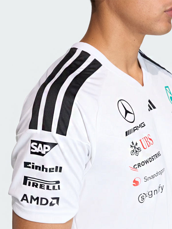 Adidas Mercedes AMG Petronas Formula 1 Team Driver Authentic Jersey White