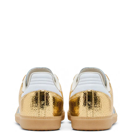 Adidas Samba OG Gold Metallic Cracked Leather