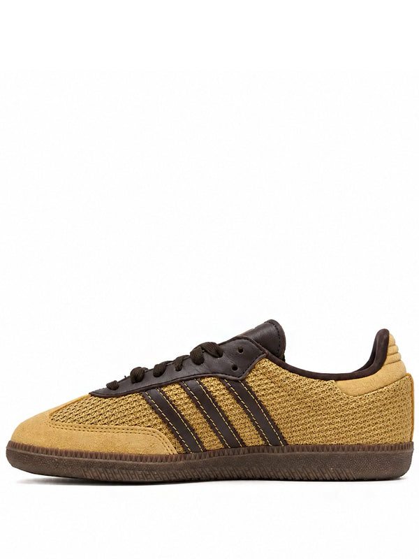 Adidas Samba OG Golden Beige Dark Brown Gum