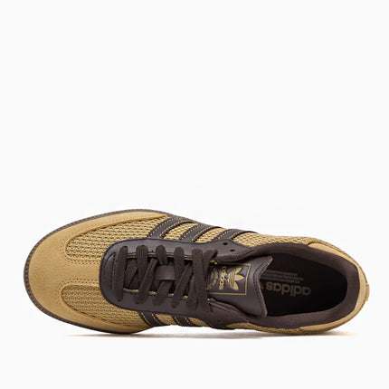 Adidas Samba OG Golden Beige Dark Brown Gum