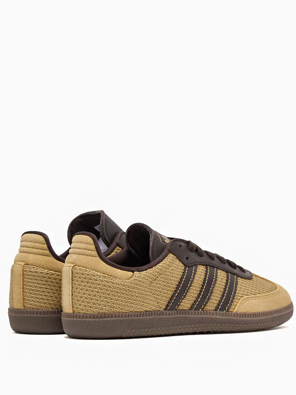 Adidas Samba OG Golden Beige Dark Brown Gum
