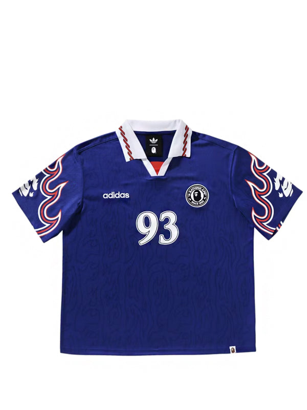 Adidas x BAPE Flame Jersey Blue