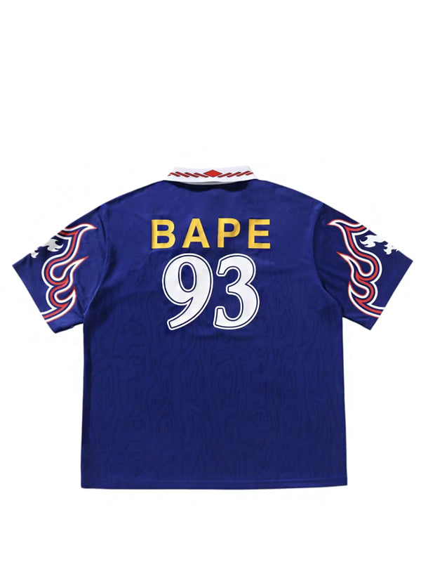 Adidas x BAPE Flame Jersey Blue