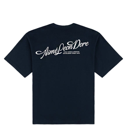 Aimé Leon Dore Pappoús Logo Tee Navy