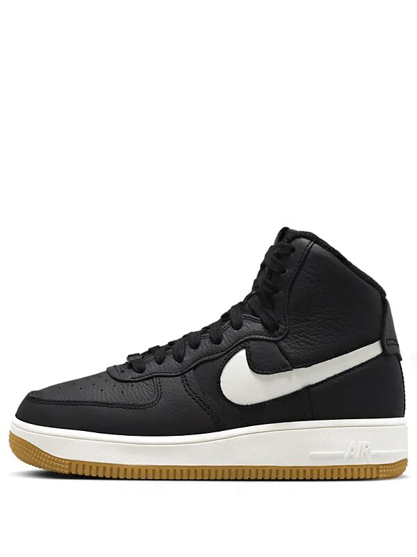 Air Force 1 High Sculpt Black Sail Gum