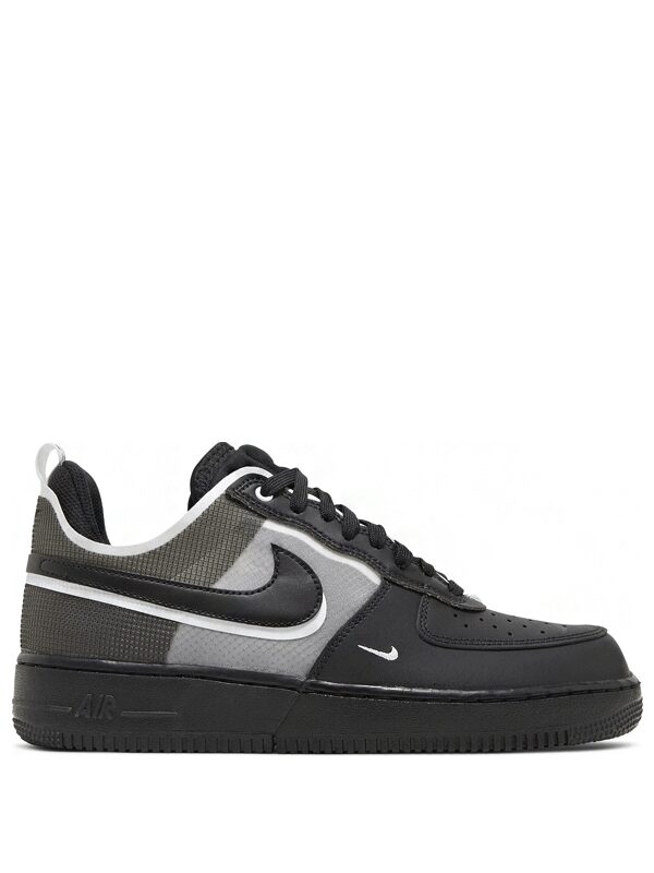 Air Force 1 Low React Black White