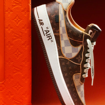 Air Force 1 Low Louis Vuitton Monogram Brown Damier Azur