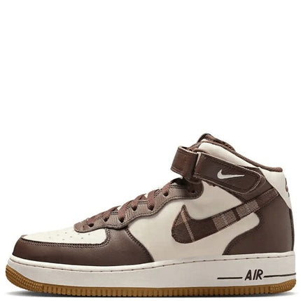 Air Force 1 Mid Brown Plaid