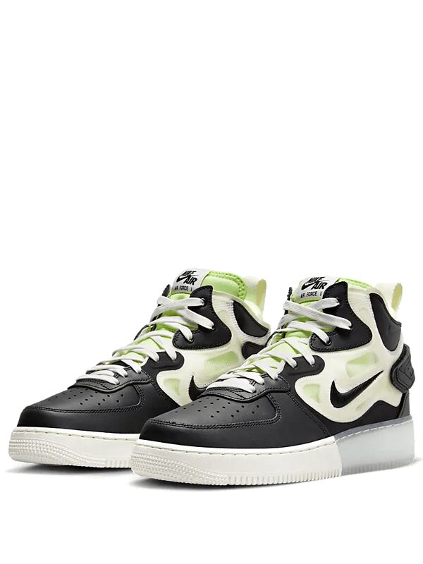 Air Force 1 Mid React Black Neon